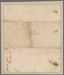 Gates, Horatio. Hillsborough. To Brigadier General Morgan