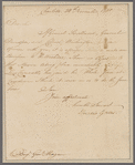 Gates, Horatio. Charlotte. To Brigadier General Morgan