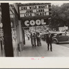 Street scene showing movie theater, probably in the vicinity of Lancaster, Ohio