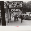 Street scene showing movie theater, probably in the vicinity of Lancaster, Ohio