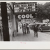 Street scene showing movie theater, probably in the vicinity of Lancaster, Ohio