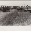Wheat harvest. Into the field for sheaves of wheat, Central Ohio