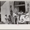 Linworth, Ohio. People leaving church
