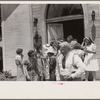 Linworth, Ohio. People leaving church