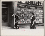 Drugstore window, Newark, Ohio