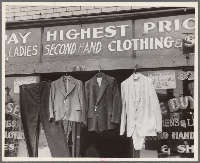 Second hand store, Ohio NYPL Digital Collections