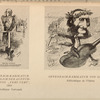 Offenbach-Karikatur anlässlich der Auffuhrung von "Vert-Vert," 1869; Offenbach-Karikatur von Gill, 1861