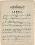 Saltarello for piano by S.B. Mills, Op. 26