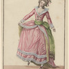 Jeune dame répétant une danse