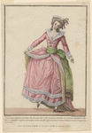 Jeune dame répétant une danse