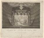 Veduta interna del ... Teatro all Scala in Milano