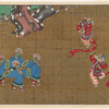Japanese masked dancers