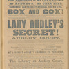 Queen's Theatre, Edinburgh playbills, 1863: portfolio