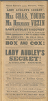 Queen's Theatre, Edinburgh playbills