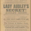 Queen's Theatre, Edinburgh playbills