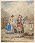 [Swiss villagers]