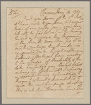 Rutledge, John. Cheraws. To Brigadier General Morgan