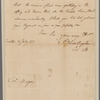 [Tilghman, Tench.] Trenton. To Colonel Morgan