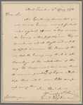 Tilghman, Tench. Headquarters. To Colonel Morgan