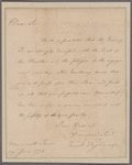 Tilghman, Tench. Monmouth Town. To Colonel Morgan
