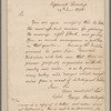 Washington, George. Hopewell Township. To Colonel Morgan
