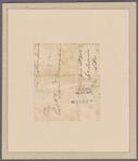Washington, George. Hopewell Township. To Colonel Morgan