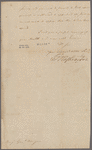 Washington, George. Philadelphia. To General Morgan