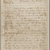 Washington, George. Philadelphia. To Presley Neville