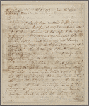 Washington, George. Philadelphia. To Presley Neville