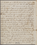 Washington, George. Philadelphia. To Presley Neville