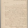 Washington, George. Mount Vernon. To General Morgan