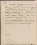 Washington, George. Mount Vernon. To General Morgan