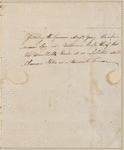 Williams, [Otho Holland]. Camp P.D. To General Morgan