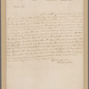 Gates, Horatio. New York. To Benjamin Rush