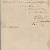 Heath, William. Kingstreet. To Major General Worster