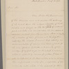 Greene, Nathanael. Headquarters. To Governor Rutledge