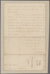 Greene, Nathanael. Headquarters. To Governor Rutledge
