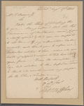 Mifflin, Thomas. Philadelphia. To A. Brown, Jr