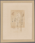 Mifflin, Thomas. Philadelphia. To A. Brown, Jr