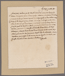 Lafayette, Marquis de. La Grange. To Madame Jullien