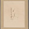 Lafayette, Marquis de. La Grange. To Madame Jullien