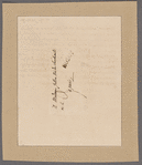 Lafayette, Marquis de. La Grange. To Madame Jullien