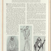 Sketches of three witches and essay by Edward Gordon Craig for the stage production Macbeth as published in program.