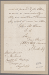 Birch, S. New York. To Major General de Riedesel