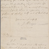 Burgoyne, John. Westminster. To Mrs. Sue Caulfield