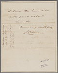 Colborne, John. Montreal. To Brigadier General Eustis