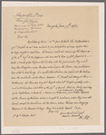 Gage, Thomas. New York. To Sir William Johnson
