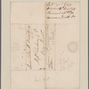 Gage, Thomas. To Mssrs. Thackeray and Co