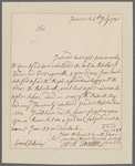 Hamilton, Archibald. Innerwick. To General Delancey