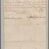 Howe, William. Boston. To George James Williams
